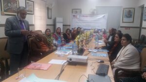 workshop with health professionals